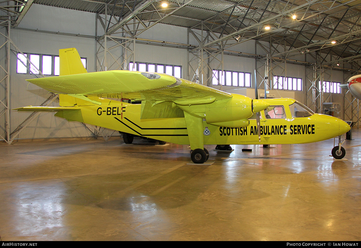 Aircraft Photo of G-BELF | Britten-Norman BN-2A-26 Islander | Scottish Ambulance Service | AirHistory.net #127328