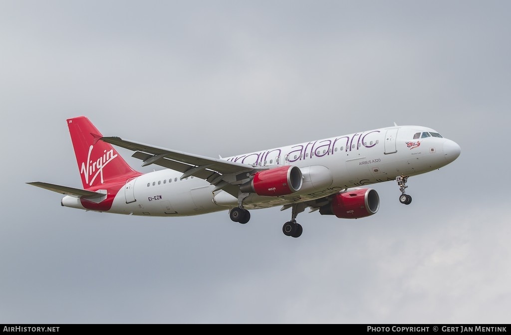 Aircraft Photo of EI-EZW | Airbus A320-214 | Virgin Atlantic Airways | AirHistory.net #127333