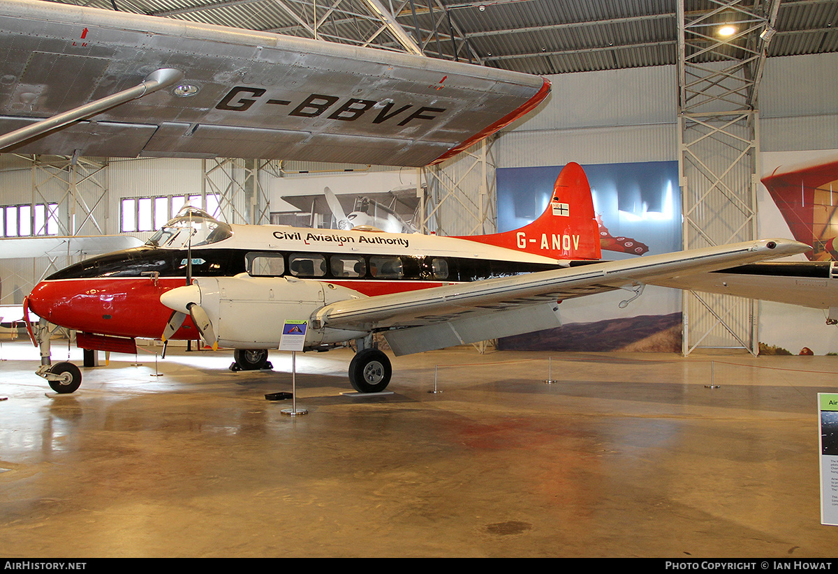 Aircraft Photo of G-ANOV | De Havilland D.H. 104 Dove 6 | Civil Aviation Authority - CAA | AirHistory.net #127337