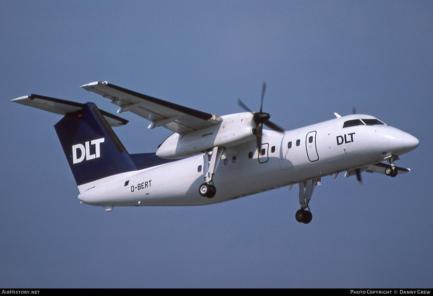 Aircraft Photo of D-BERT | De Havilland Canada DHC-8-103 Dash 8 | DLT - Deutsche Luftverkehrsgesellschaft | AirHistory.net #127380