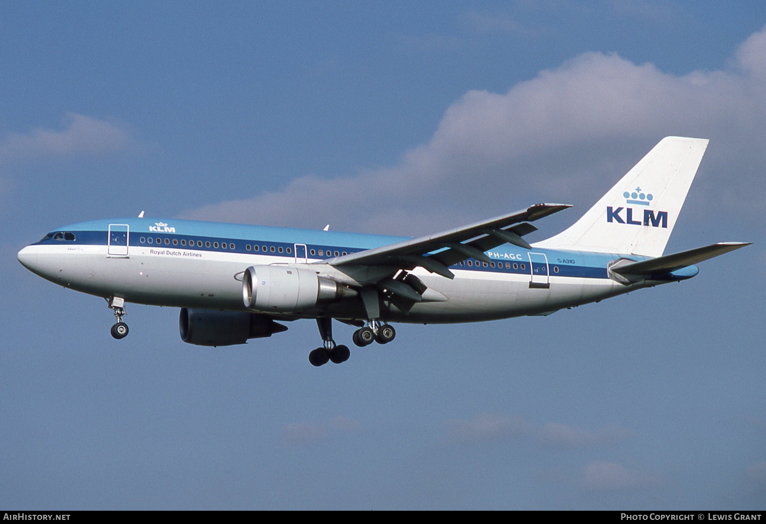 Aircraft Photo of PH-AGC | Airbus A310-203 | KLM - Royal Dutch Airlines | AirHistory.net #127390