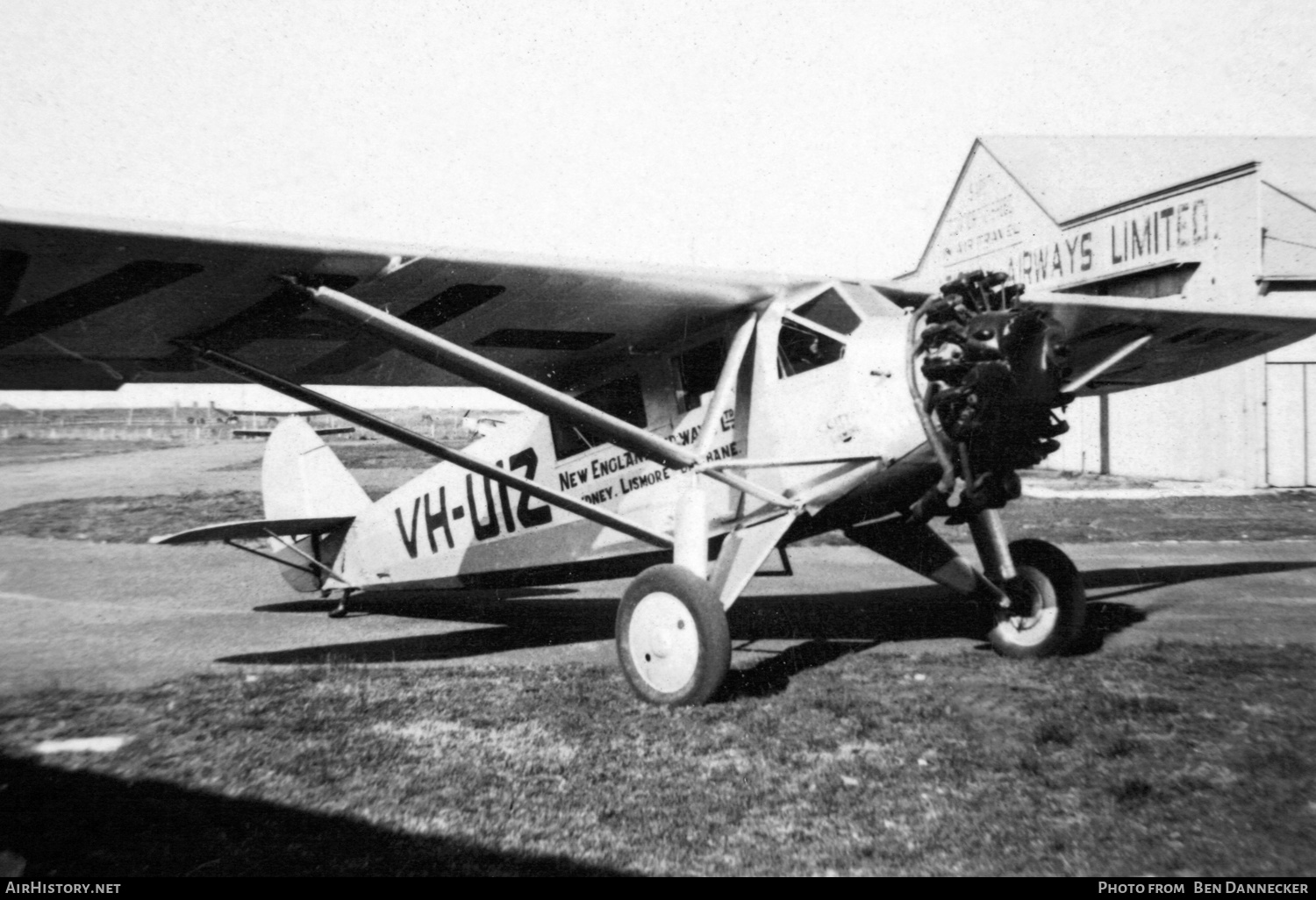 Aircraft Photo of VH-UIZ | Ryan B-1 Brougham | New England Airways | AirHistory.net #127408