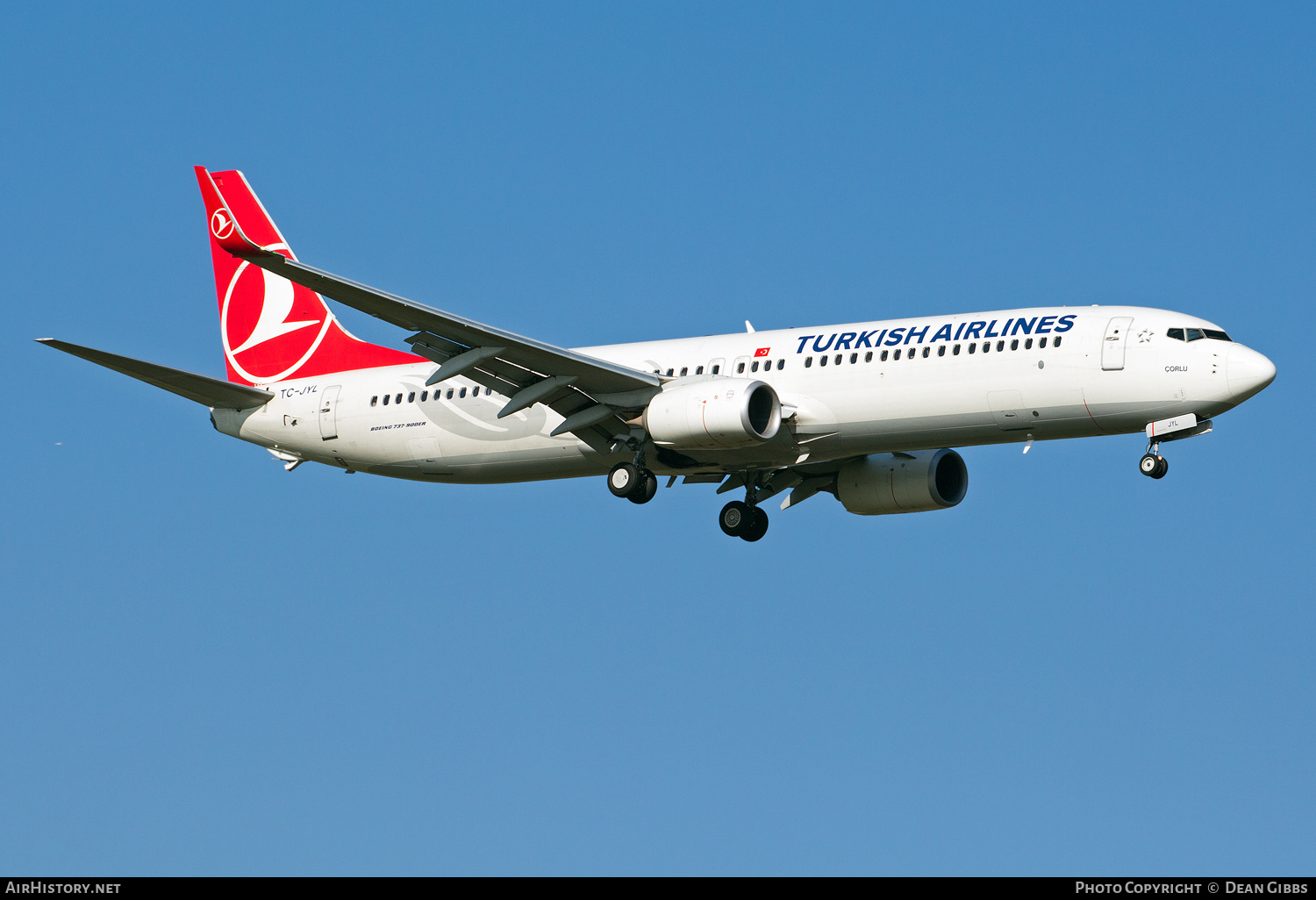 Aircraft Photo of TC-JYL | Boeing 737-9F2/ER | Turkish Airlines | AirHistory.net #127446
