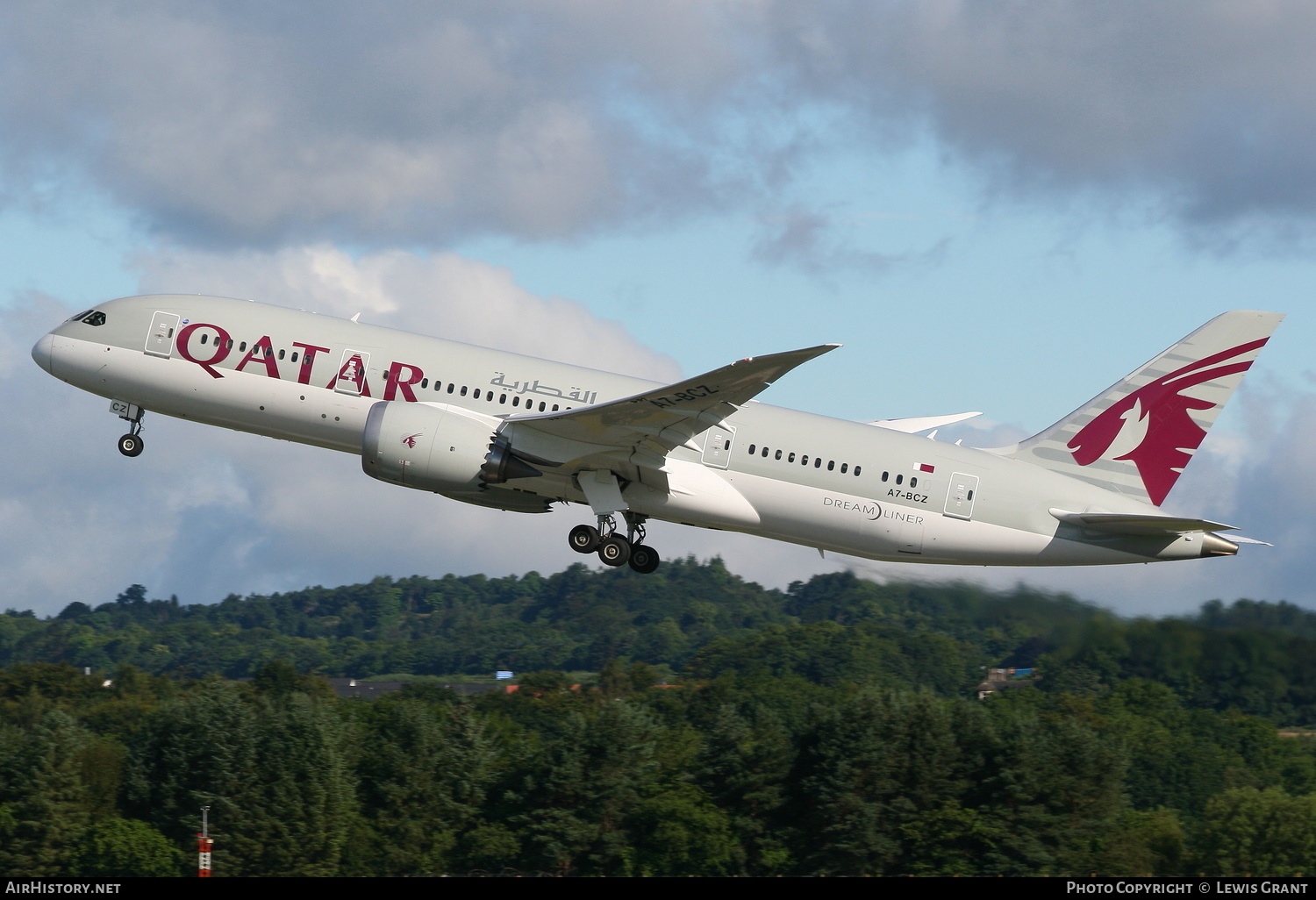 Aircraft Photo of A7-BCZ | Boeing 787-8 Dreamliner | Qatar Airways | AirHistory.net #127448