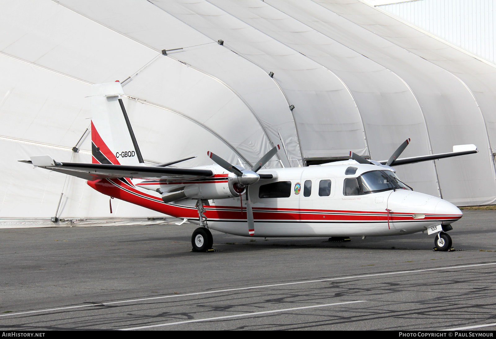 Aircraft Photo of C-GBQD | Rockwell 690A Turbo Commander | Conair Aviation | AirHistory.net #127498