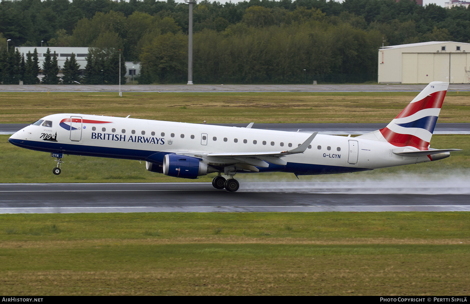 Aircraft Photo of G-LCYN | Embraer 190SR (ERJ-190-100SR) | British Airways | AirHistory.net #127505