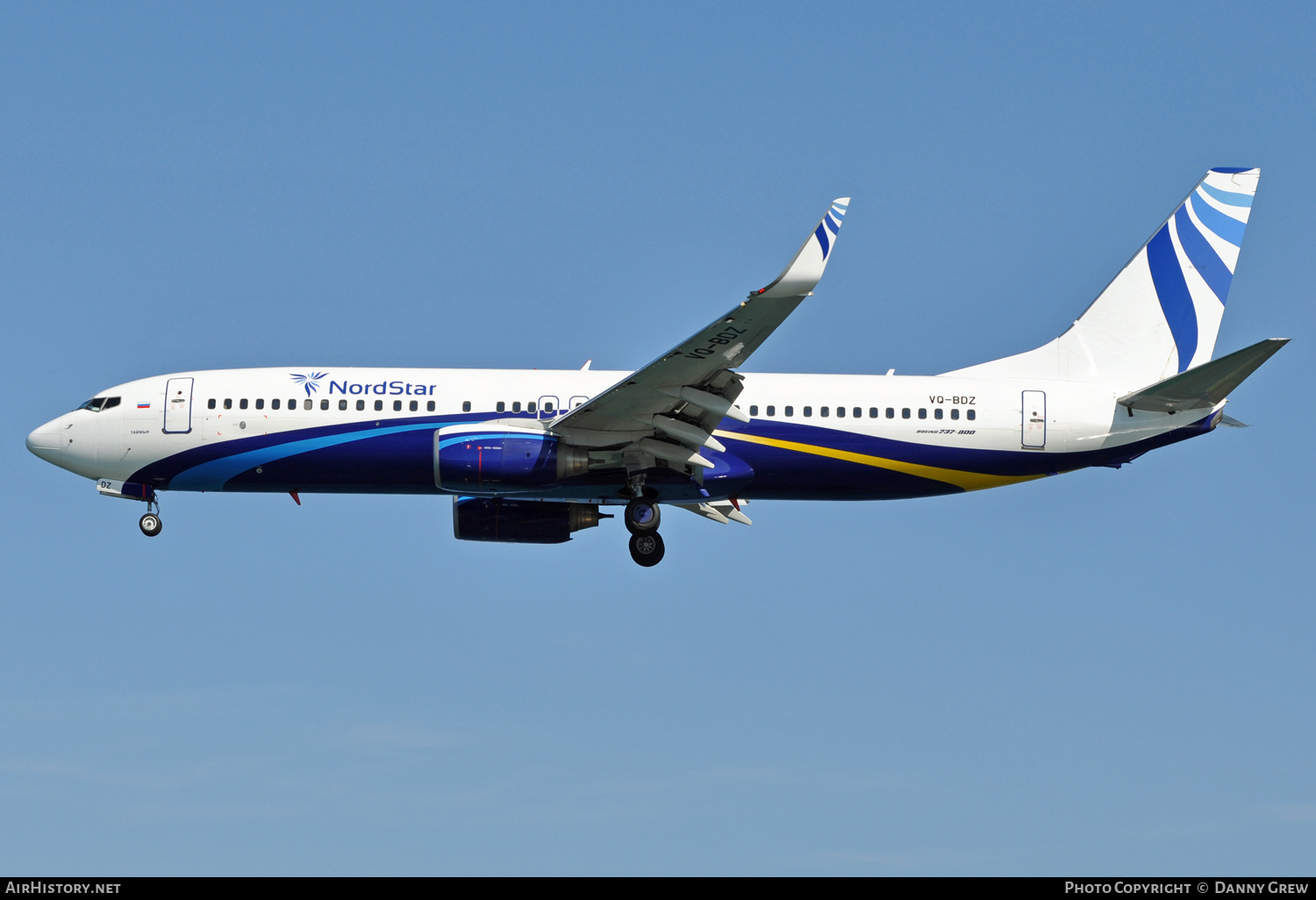 Aircraft Photo of VQ-BDZ | Boeing 737-8K5 | NordStar Airlines | AirHistory.net #127558