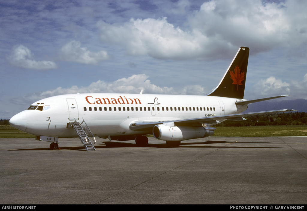 Aircraft Photo of C-GCPQ | Boeing 737-217/Adv | Canadian Airlines | AirHistory.net #127571