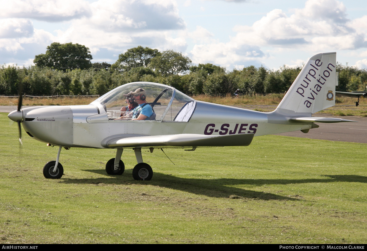 Aircraft Photo of G-SJES | Cosmik EV-97 TeamEurostar UK | Purple Aviation | AirHistory.net #127634