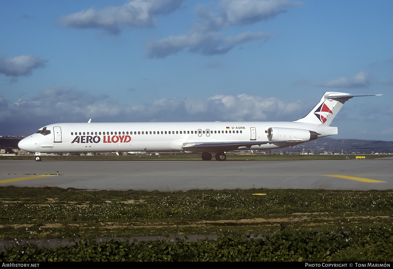 Aircraft Photo of D-AGWB | McDonnell Douglas MD-83 (DC-9-83) | Aero Lloyd | AirHistory.net #127649
