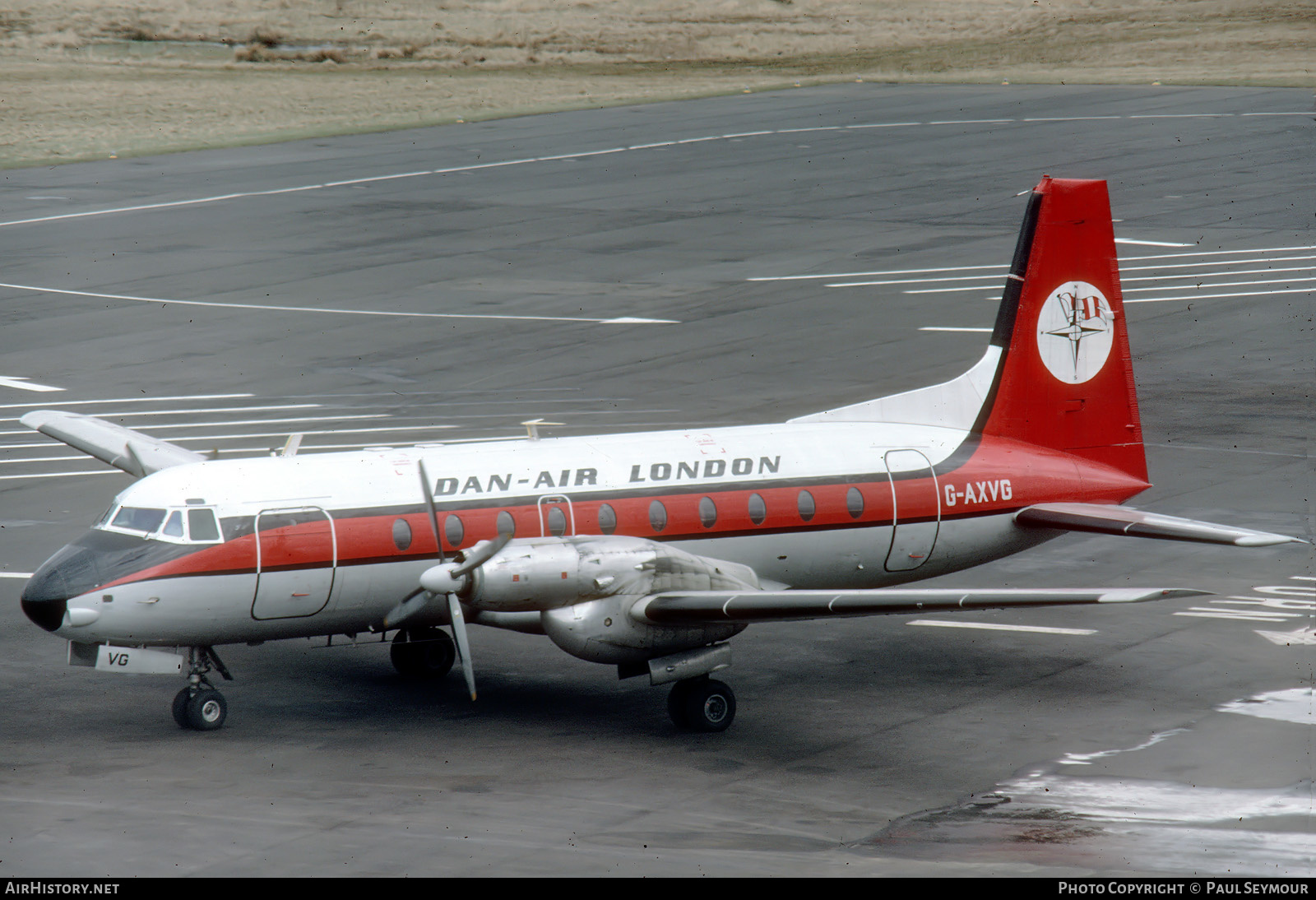 Aircraft Photo of G-AXVG | Hawker Siddeley HS-748 Srs2A/226 | Dan-Air London | AirHistory.net #127661