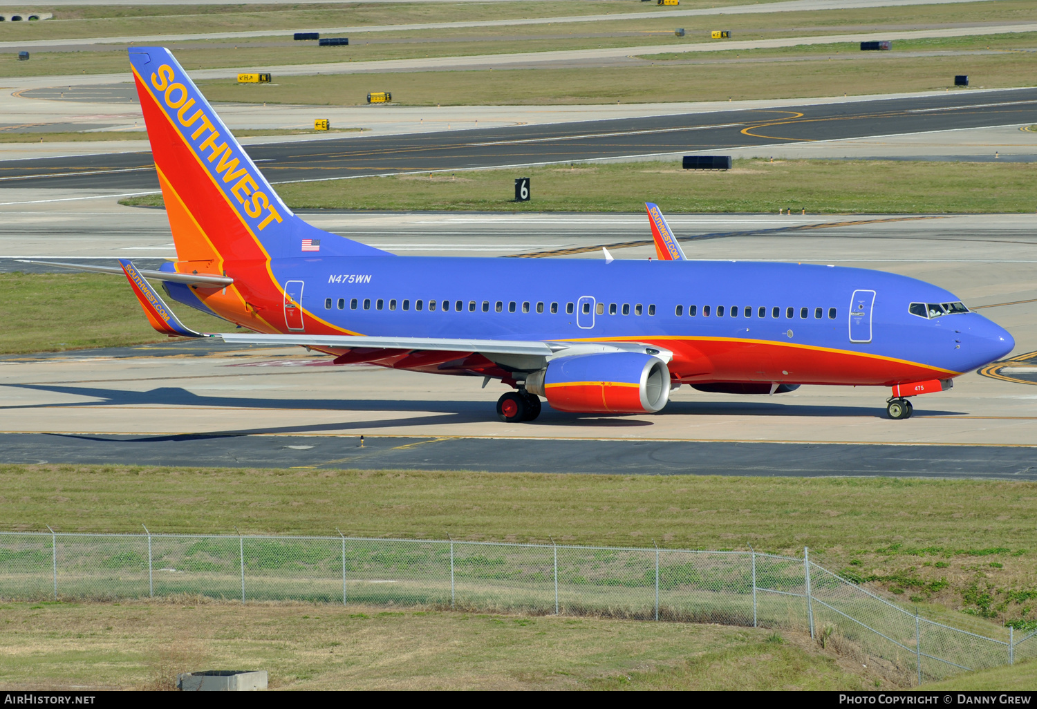 Aircraft Photo of N475WN | Boeing 737-7H4 | Southwest Airlines | AirHistory.net #127691