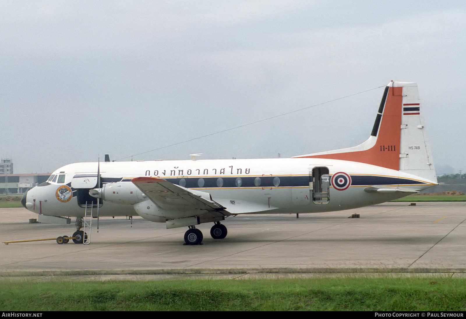 Aircraft Photo of L.5-1/08 / 11-111 | Hawker Siddeley HS-748 Srs2/208 | Thailand - Air Force | AirHistory.net #127692