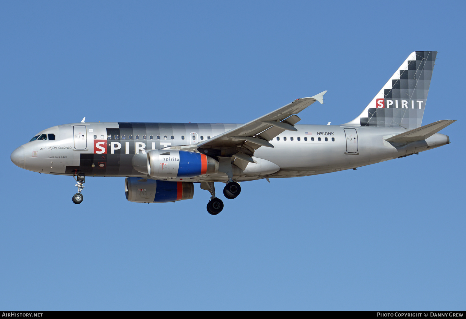Aircraft Photo of N510NK | Airbus A319-132 | Spirit Airlines | AirHistory.net #127703