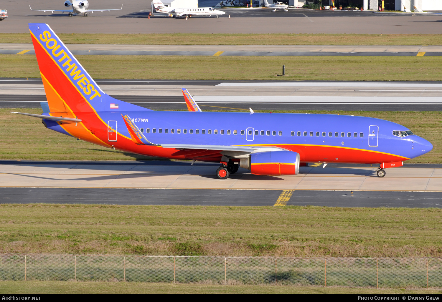 Aircraft Photo of N467WN | Boeing 737-7H4 | Southwest Airlines | AirHistory.net #127712
