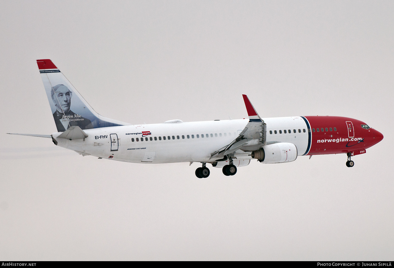 Aircraft Photo of EI-FHV | Boeing 737-8JP | Norwegian | AirHistory.net #127715