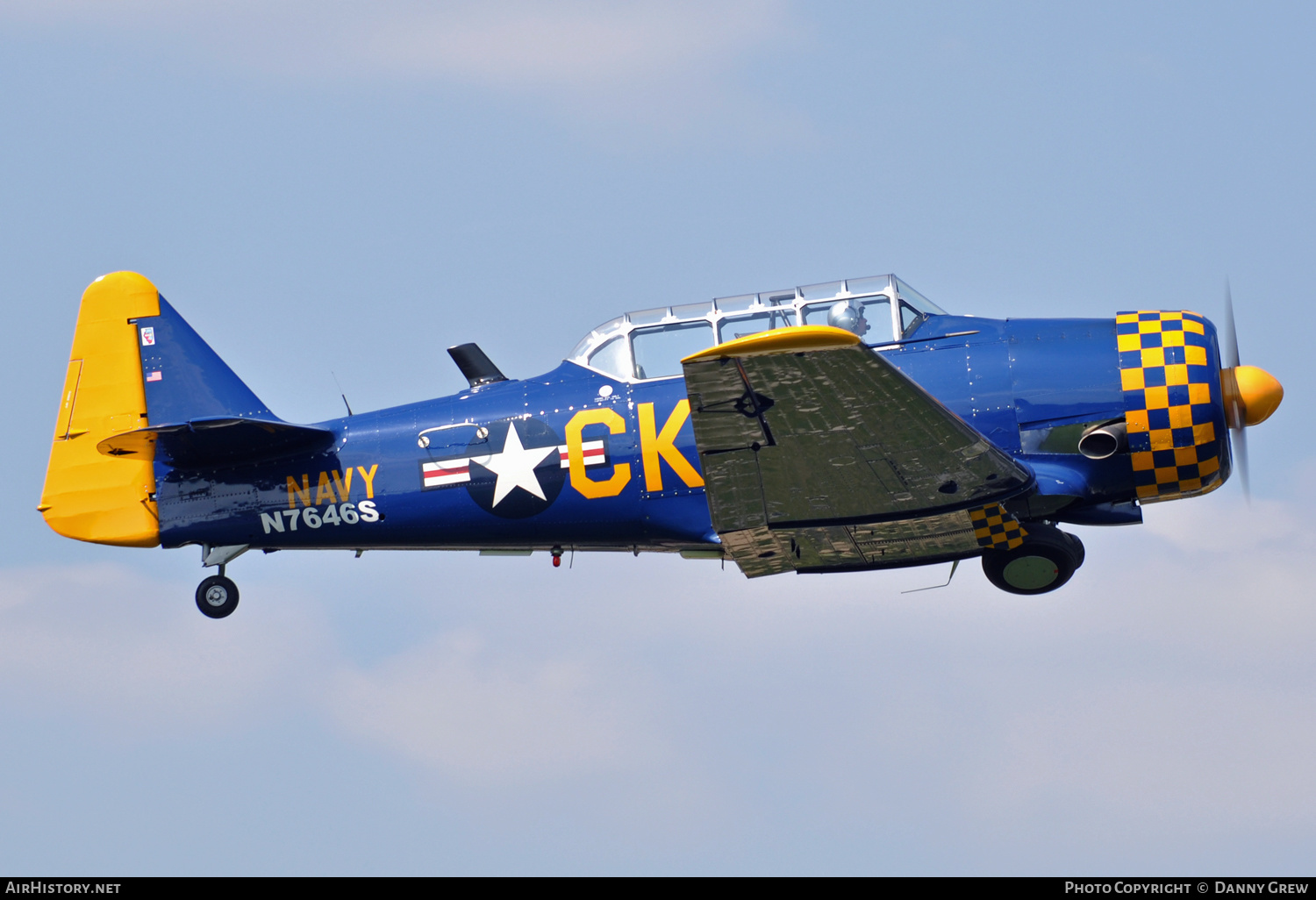 Aircraft Photo of N7646S | North American SNJ-4 Texan | USA - Navy | AirHistory.net #127743