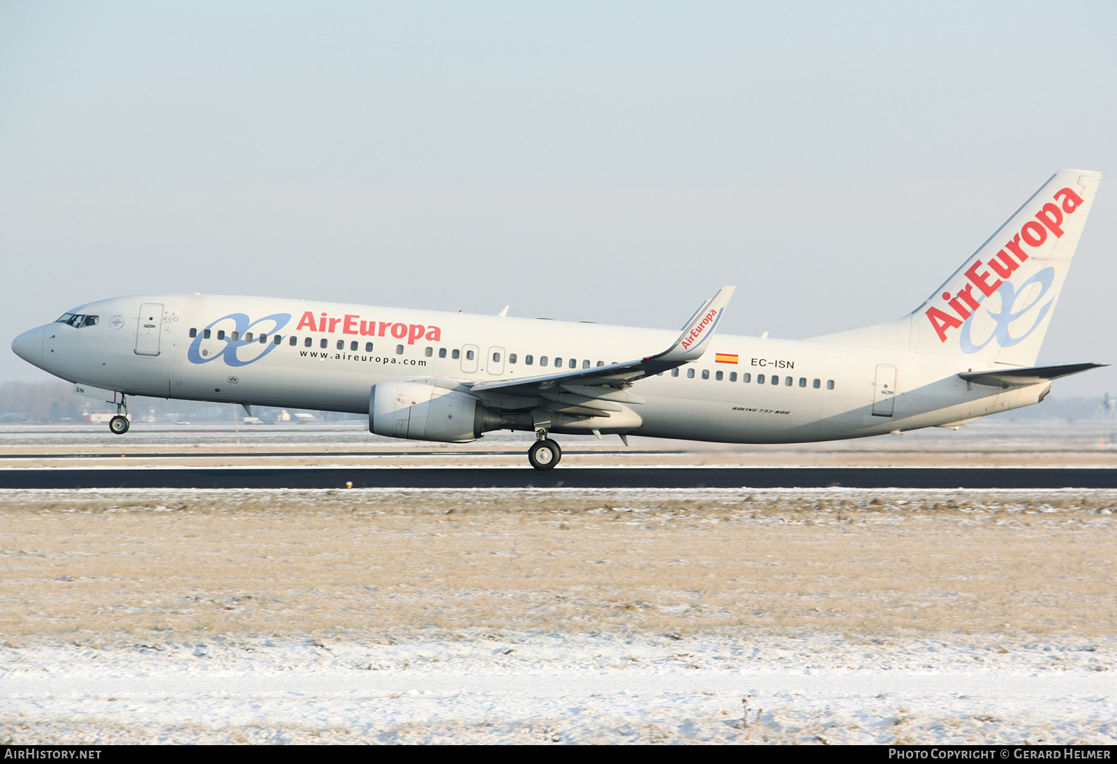 Aircraft Photo of EC-ISN | Boeing 737-86Q | Air Europa | AirHistory.net #127797
