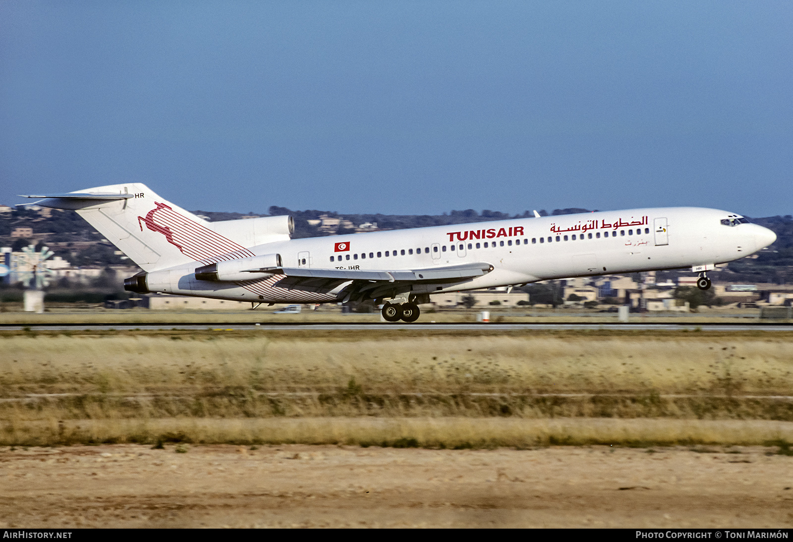 Aircraft Photo of TS-JHR | Boeing 727-2H3/Adv | Tunisair | AirHistory.net #127852