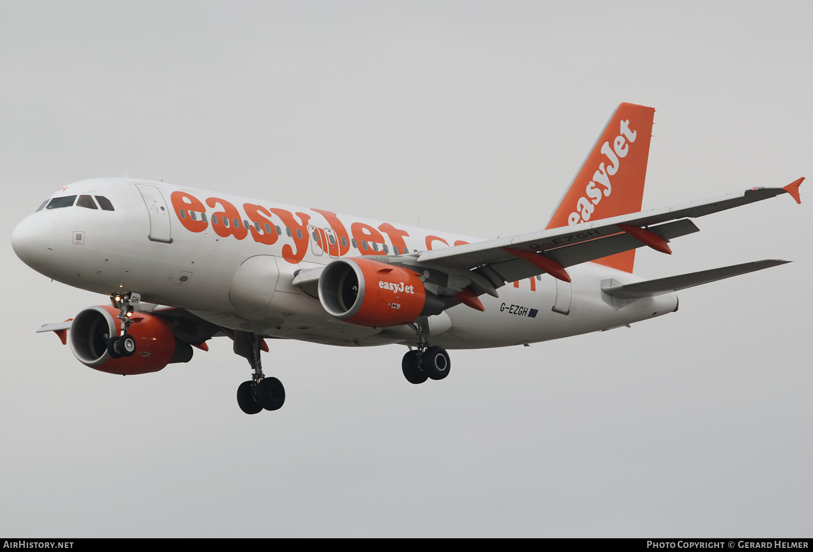 Aircraft Photo of G-EZGH | Airbus A319-111 | EasyJet | AirHistory.net #127868
