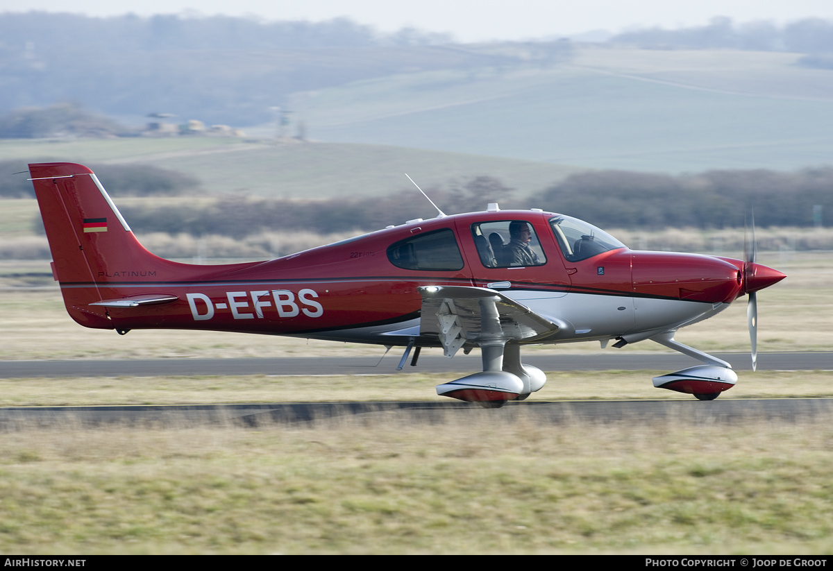 Aircraft Photo of D-EFBS | Cirrus SR-22T G5-GTS Platinum | AirHistory.net #127872