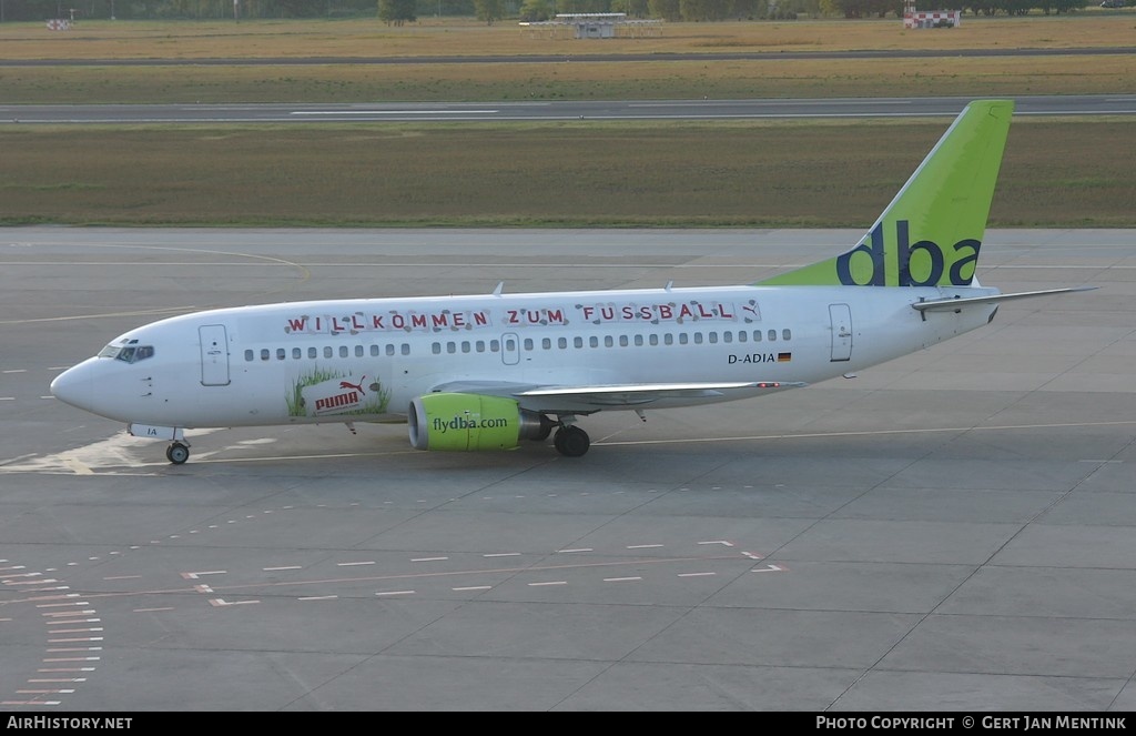 Aircraft Photo of D-ADIA | Boeing 737-36Q | DBA - Deutsche BA | AirHistory.net #127878