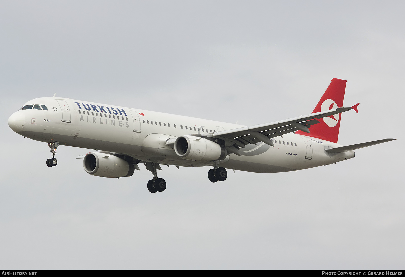 Aircraft Photo of TC-JMH | Airbus A321-232 | Turkish Airlines | AirHistory.net #127937