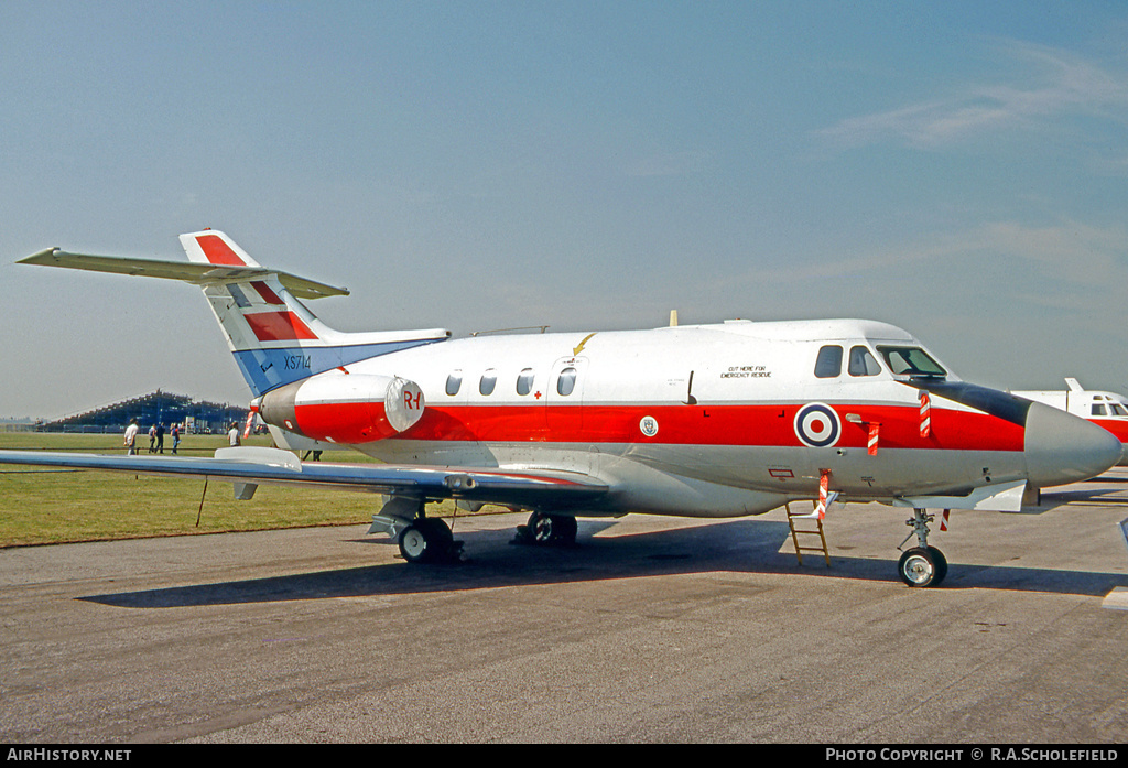 Aircraft Photo of XS714 | Hawker Siddeley HS-125-2 Dominie T1 | UK - Air Force | AirHistory.net #127943
