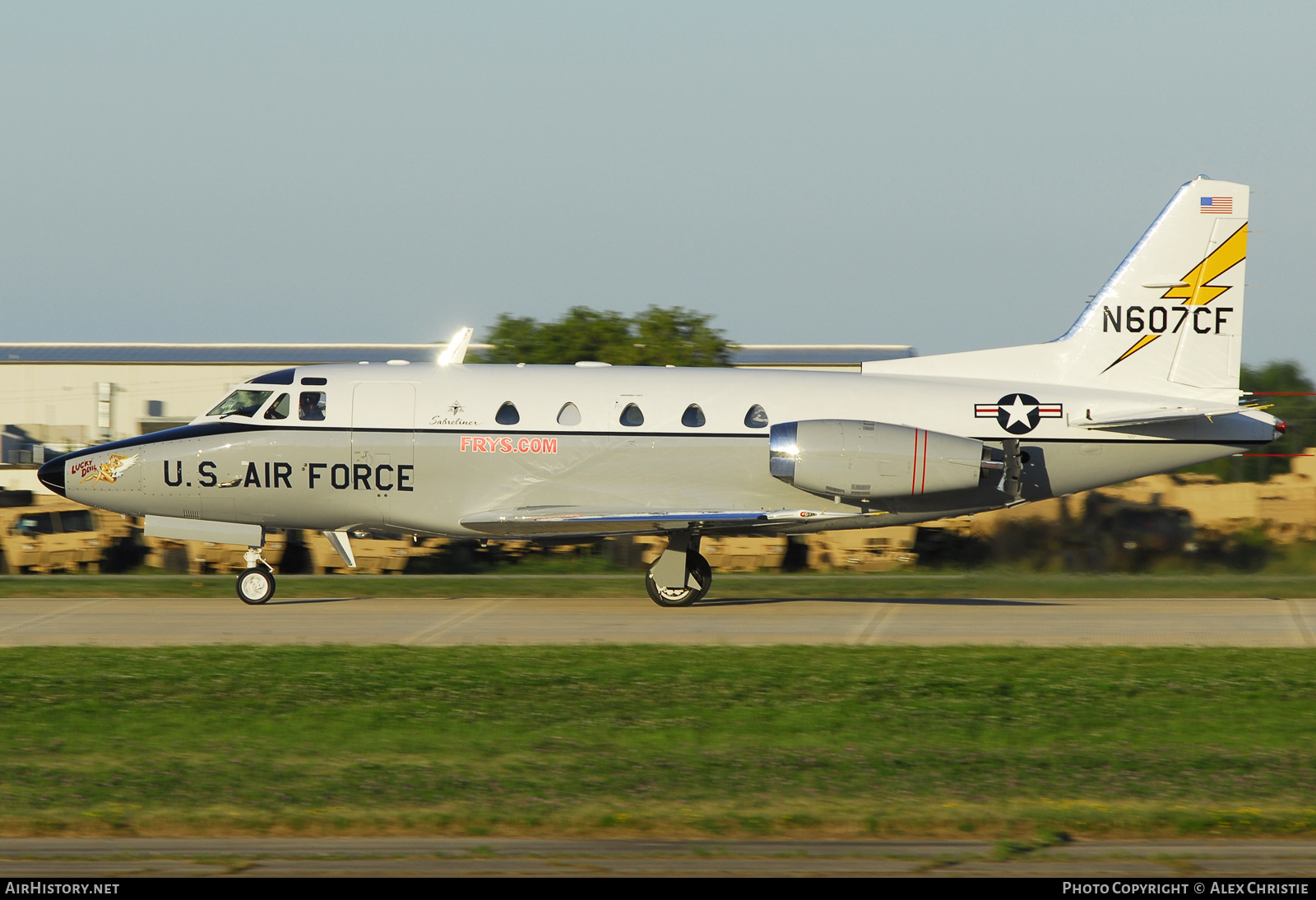 Aircraft Photo of N607CF | North American Rockwell NA-306 Sabreliner 60 | USA - Air Force | AirHistory.net #127948