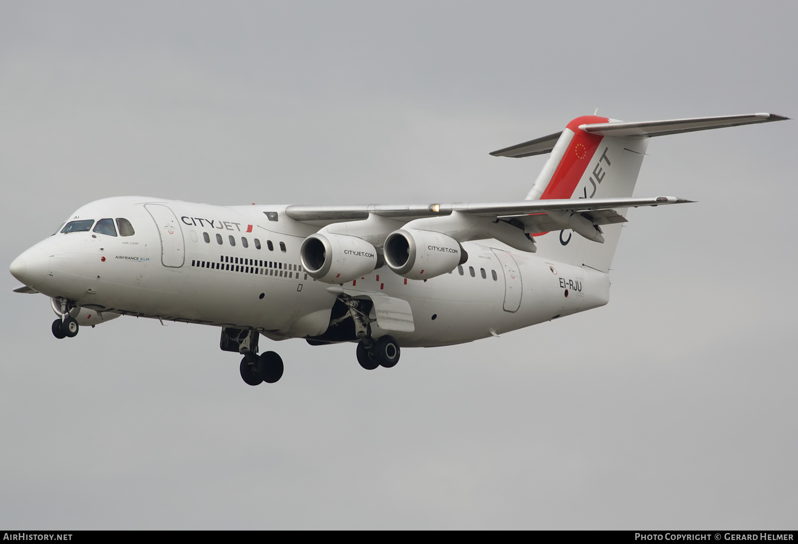 Aircraft Photo of EI-RJU | BAE Systems Avro 146-RJ85 | CityJet | AirHistory.net #127949