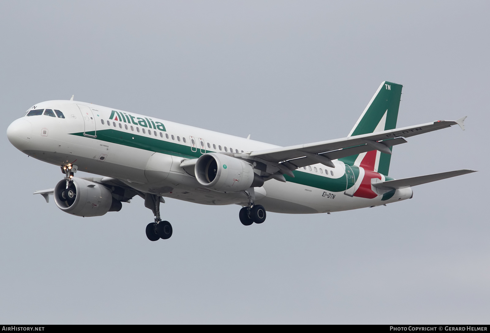 Aircraft Photo of EI-DTN | Airbus A320-216 | Alitalia | AirHistory.net #127951