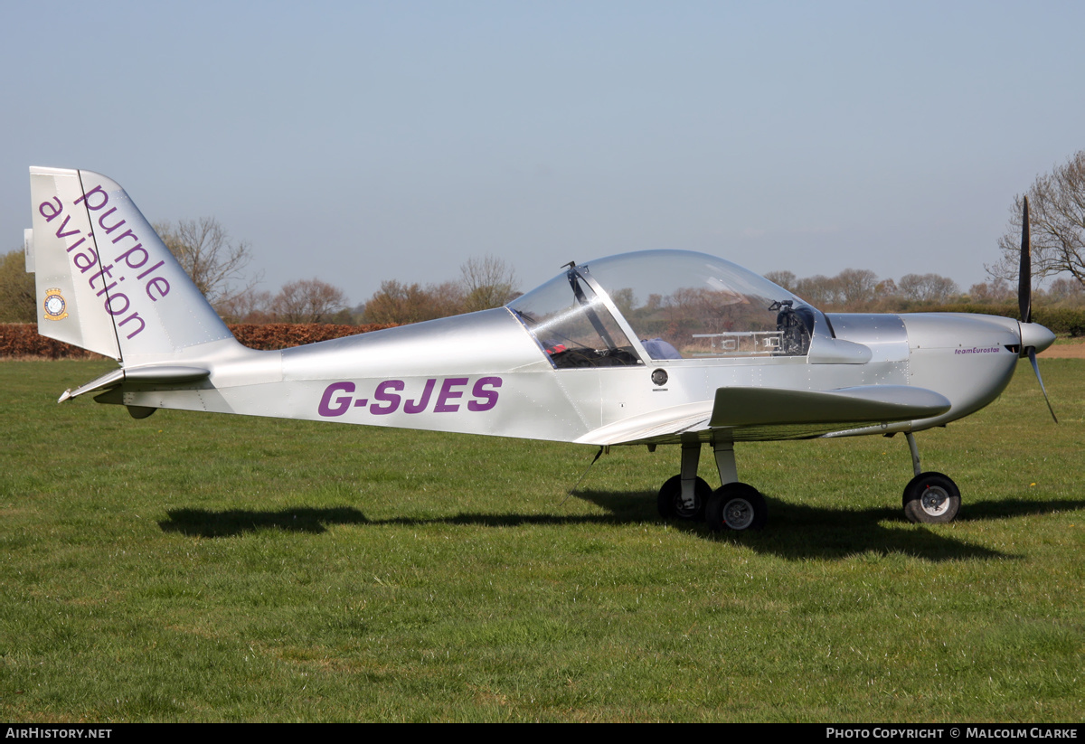 Aircraft Photo of G-SJES | Cosmik EV-97 TeamEurostar UK | Purple Aviation | AirHistory.net #127964