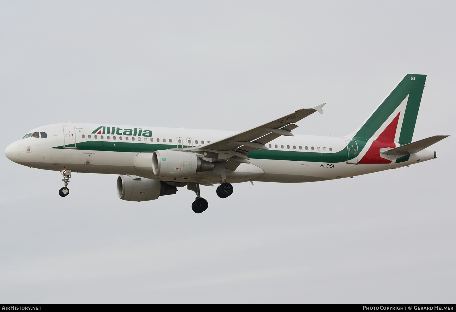 Aircraft Photo of EI-DSI | Airbus A320-216 | Alitalia | AirHistory.net #127972