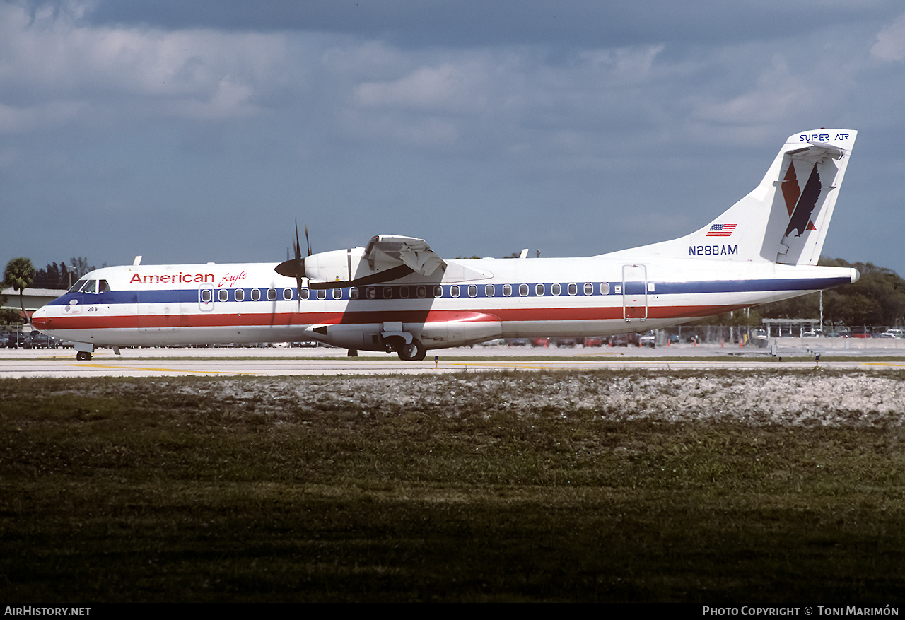Aircraft Photo of N288AM | ATR ATR-72-202 | American Eagle | AirHistory.net #127983