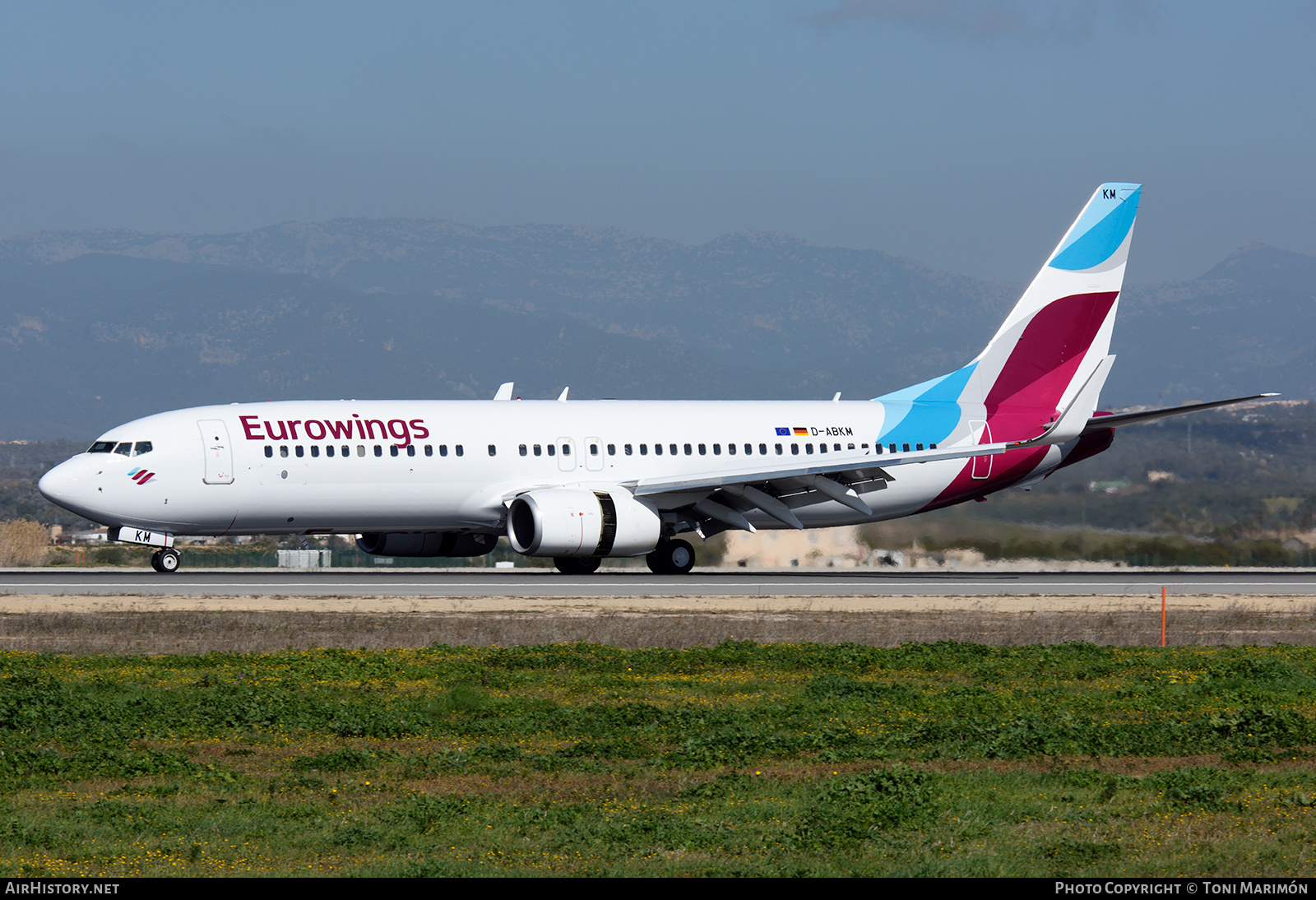 Aircraft Photo of D-ABKM | Boeing 737-86J | Eurowings | AirHistory.net #127984