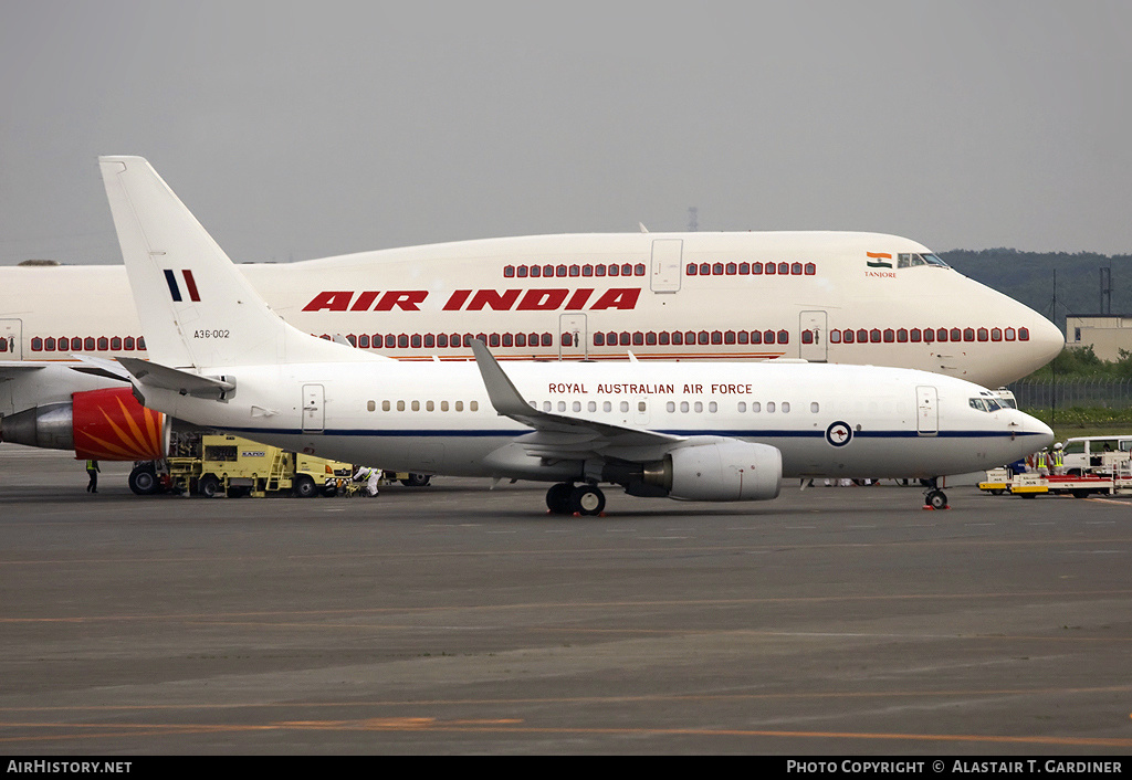 Aircraft Photo of A36-002 | Boeing 737-7DF BBJ | Australia - Air Force | AirHistory.net #127986