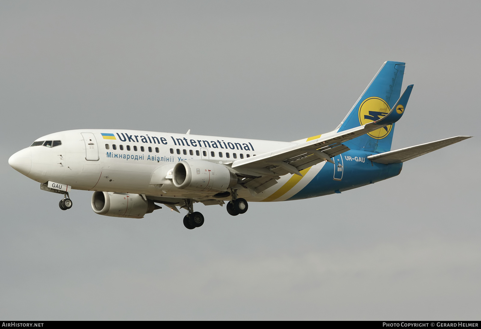 Aircraft Photo of UR-GAU | Boeing 737-5Y0 | Ukraine International Airlines | AirHistory.net #127998