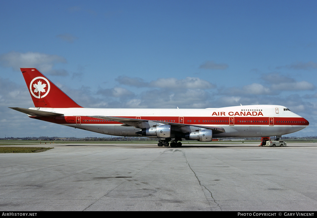 Aircraft Photo of C-FTOA | Boeing 747-133 | Air Canada | AirHistory.net #128049