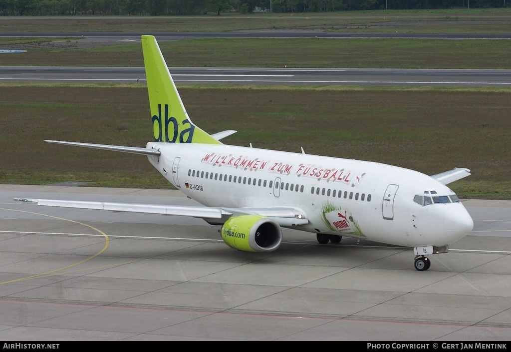 Aircraft Photo of D-ADIB | Boeing 737-36Q | DBA - Deutsche BA | AirHistory.net #128074