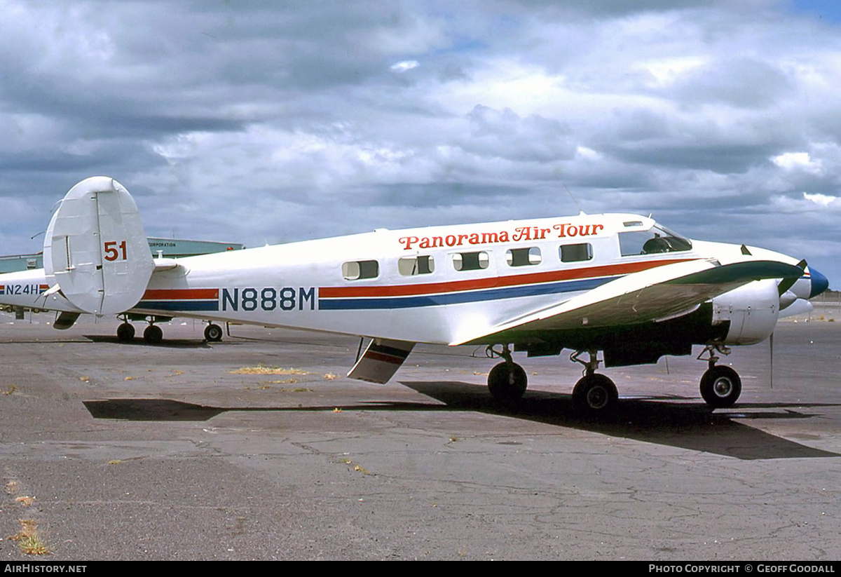 Aircraft Photo of N888M | Beech C-45G Expeditor/Tri-Gear | Panorama Air Tour | AirHistory.net #128080