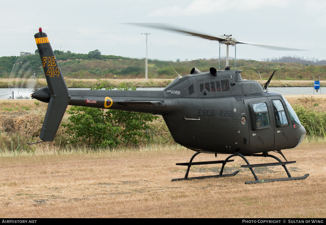 Aircraft Photo of FAE-414 | Bell 206B-3 JetRanger III | Ecuador - Air Force | AirHistory.net #128113
