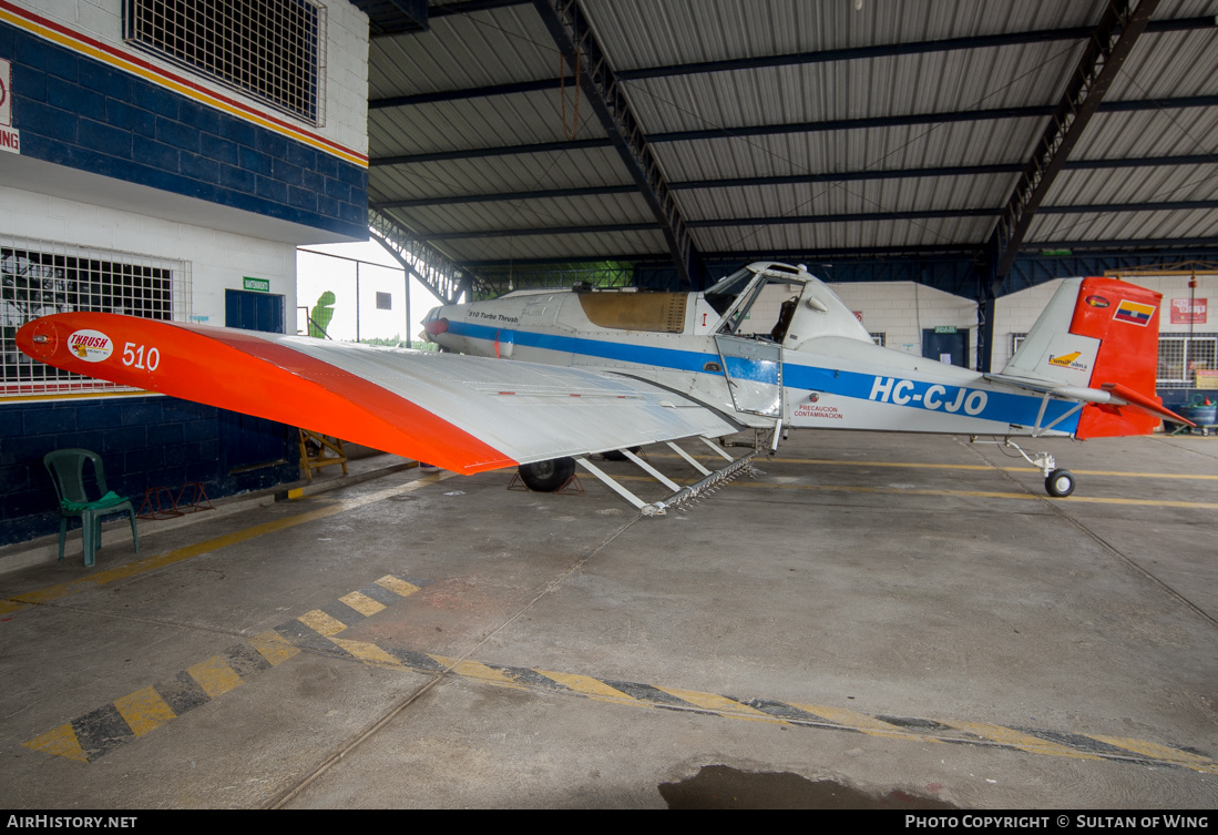 Aircraft Photo of HC-CJO | Thrush S2R-T34 Thrush 510P | Fumipalma | AirHistory.net #128141