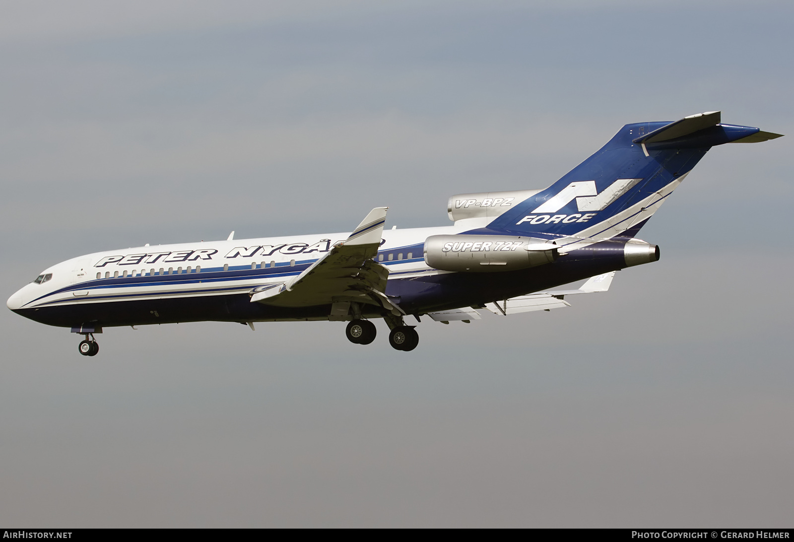 Aircraft Photo of VP-BPZ | Boeing 727-17(RE) Super 27 | Peter Nygård | AirHistory.net #128148