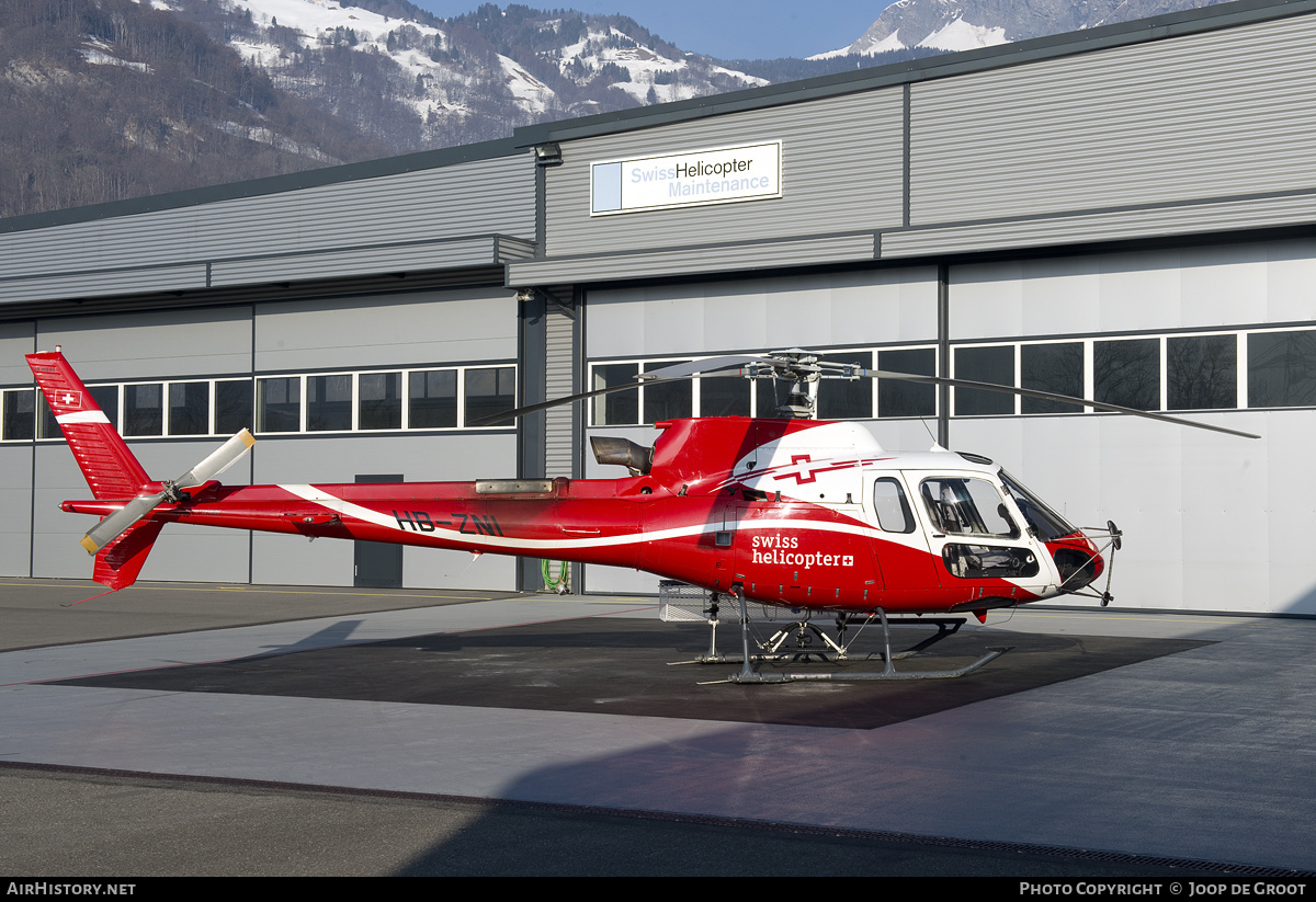 Aircraft Photo of HB-ZNI | Eurocopter AS-350B-3 Ecureuil | Swiss Helicopter | AirHistory.net #128181