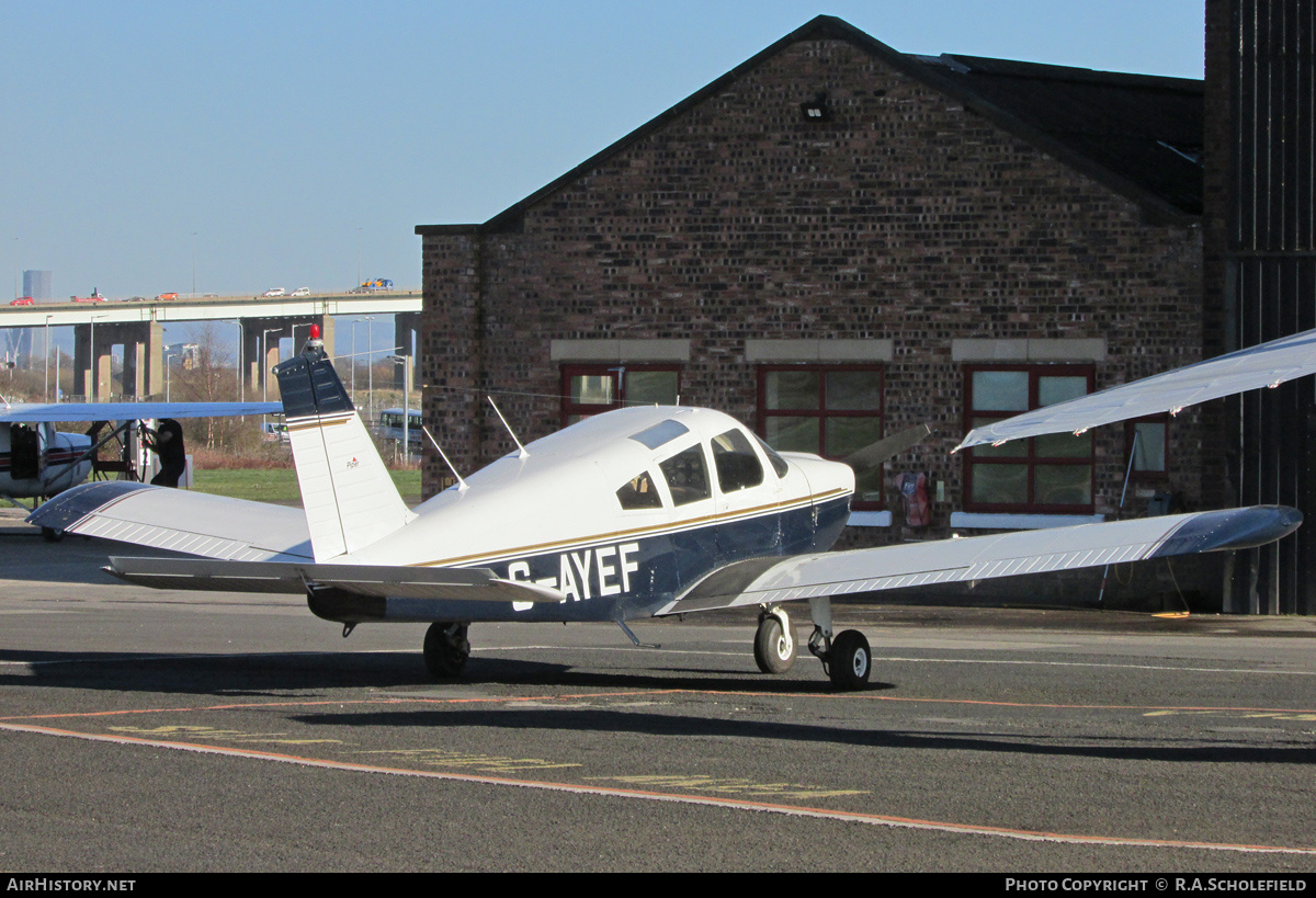 Aircraft Photo of G-AYEF | Piper PA-28-180 Cherokee E | AirHistory.net #128182