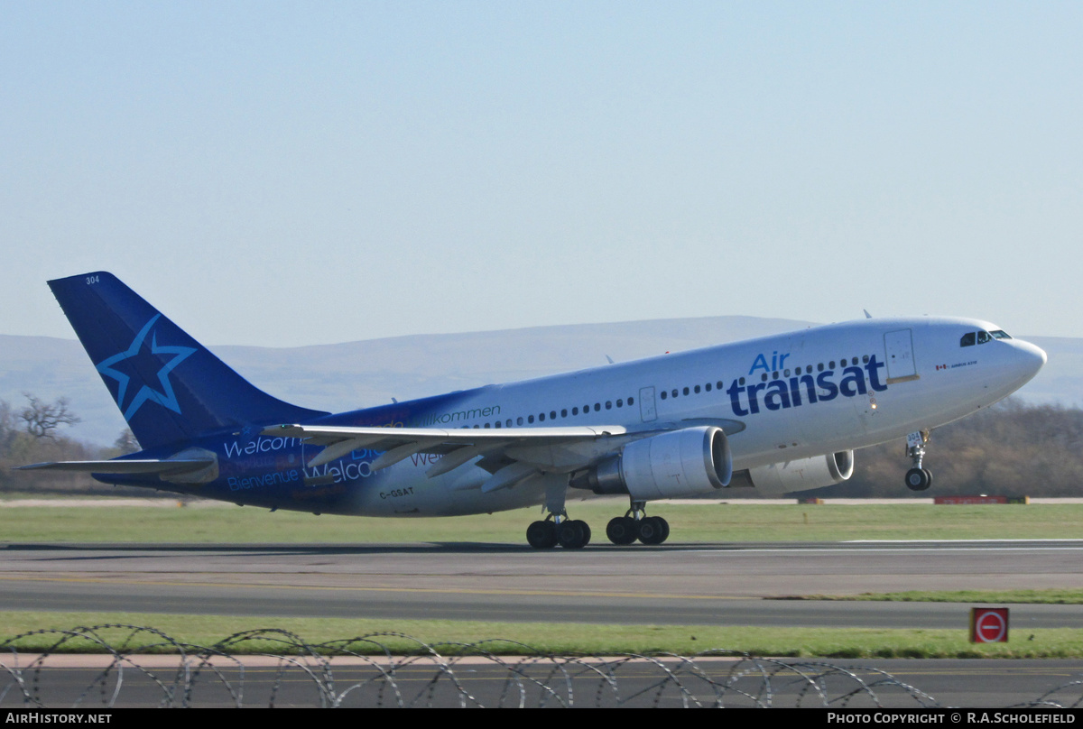 Aircraft Photo of C-GSAT | Airbus A310-308 | Air Transat | AirHistory.net #128192