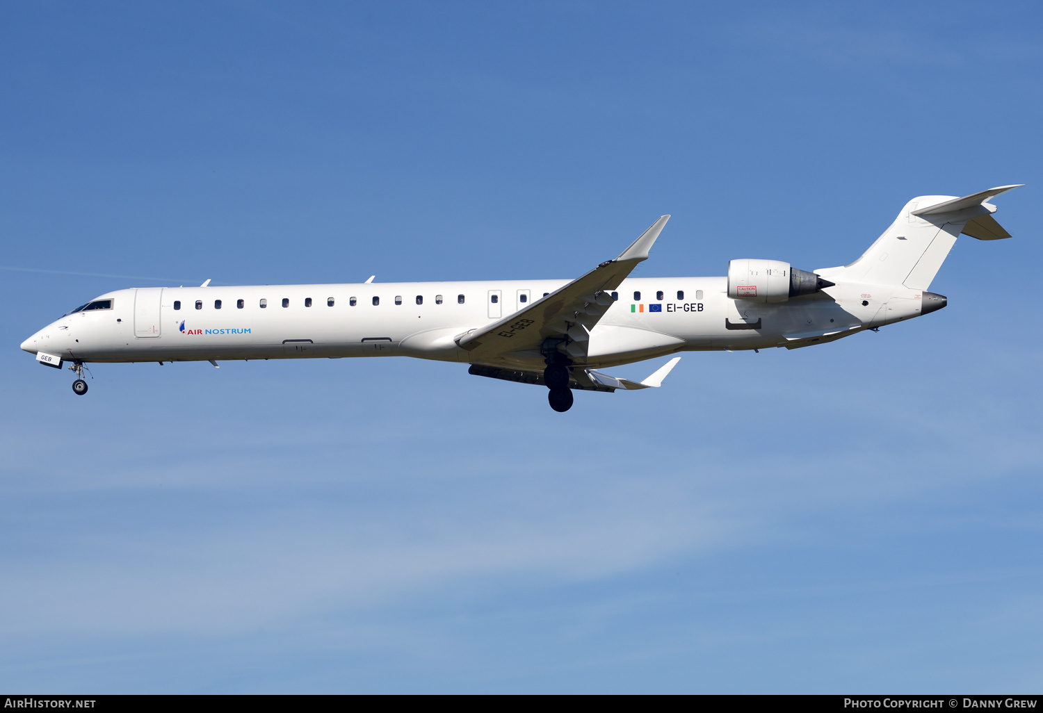 Aircraft Photo of EI-GEB | Bombardier CRJ-900LR (CL-600-2D24) | Air Nostrum | AirHistory.net #128198