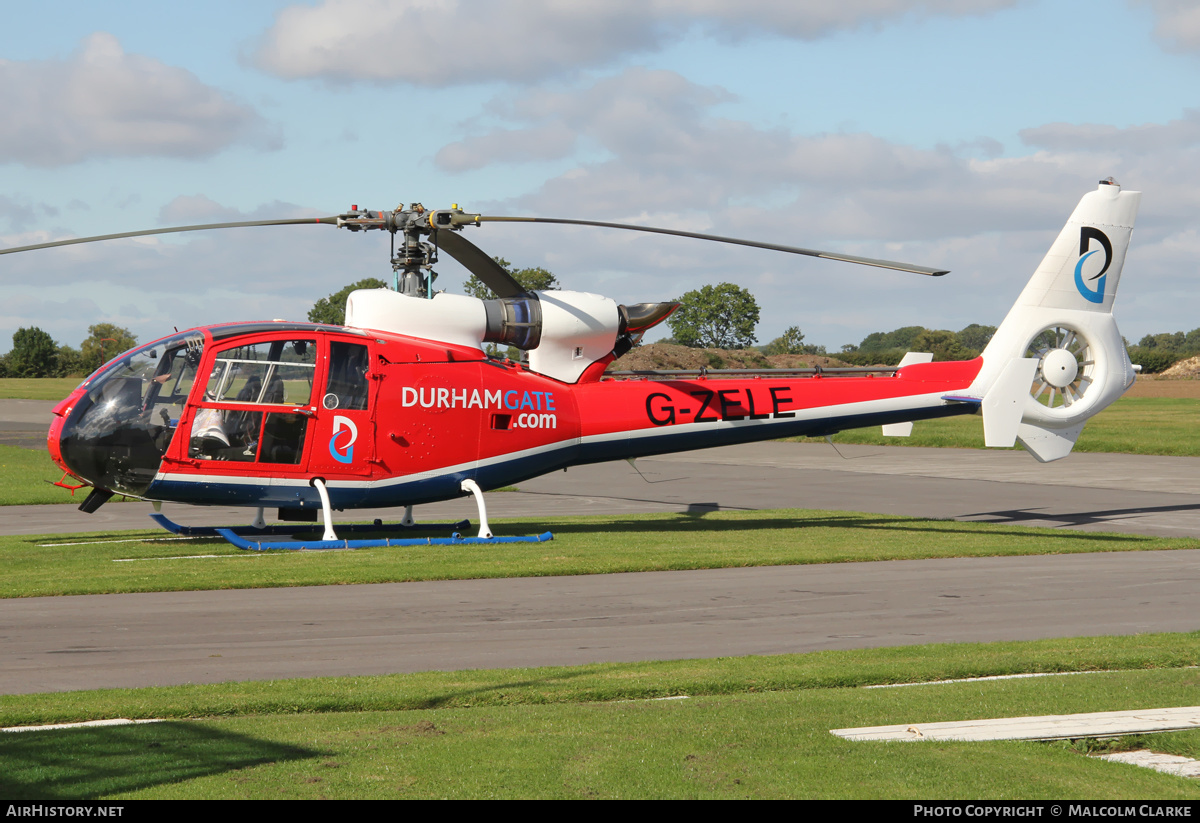 Aircraft Photo of G-ZELE | Aerospatiale SA-341C Gazelle HT2 | Durham Gate | AirHistory.net #128205