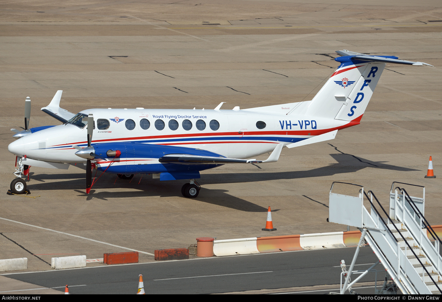 Aircraft Photo of VH-VPQ | Beech Super King Air 350 (B300) | Royal Flying Doctor Service - RFDS | AirHistory.net #128225