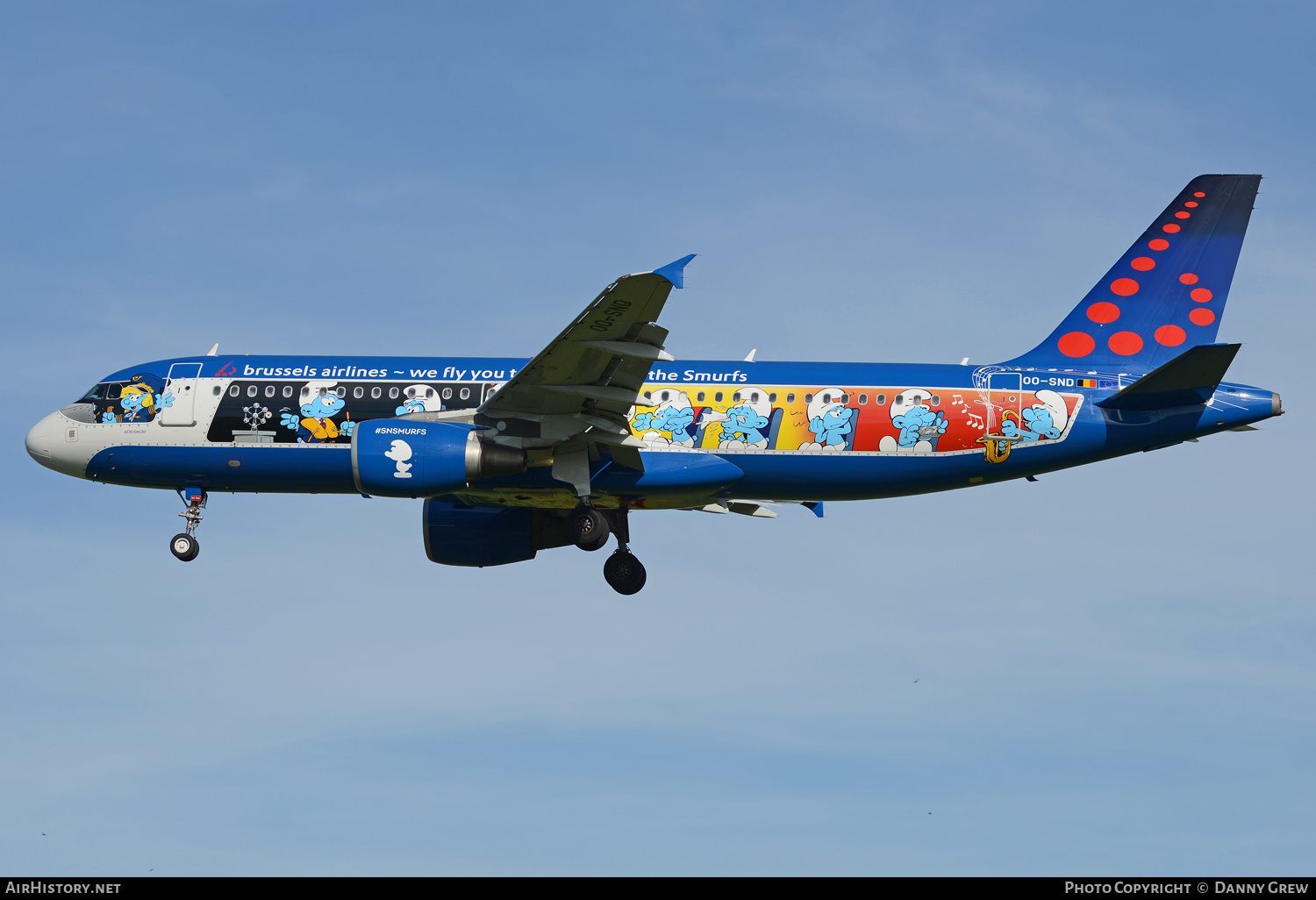 Aircraft Photo of OO-SND | Airbus A320-214 | Brussels Airlines | AirHistory.net #128253